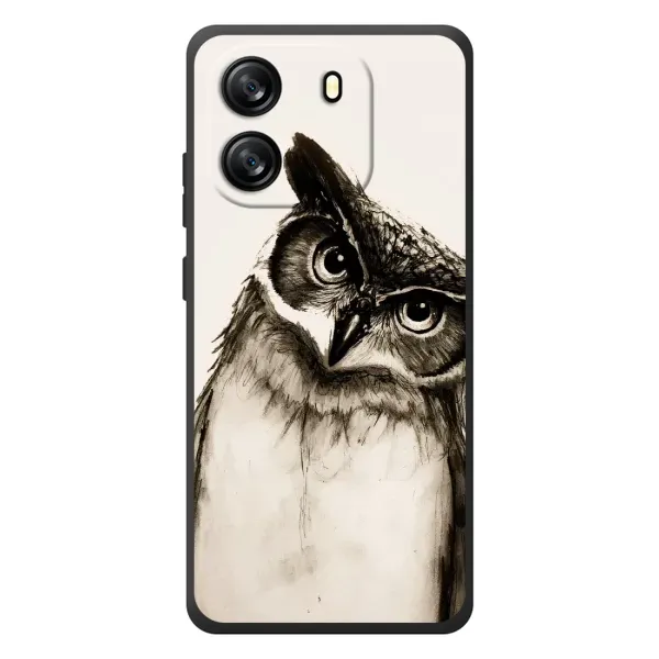 Чехол с принтом «Сова» для Blackview Oscal Flat 1C