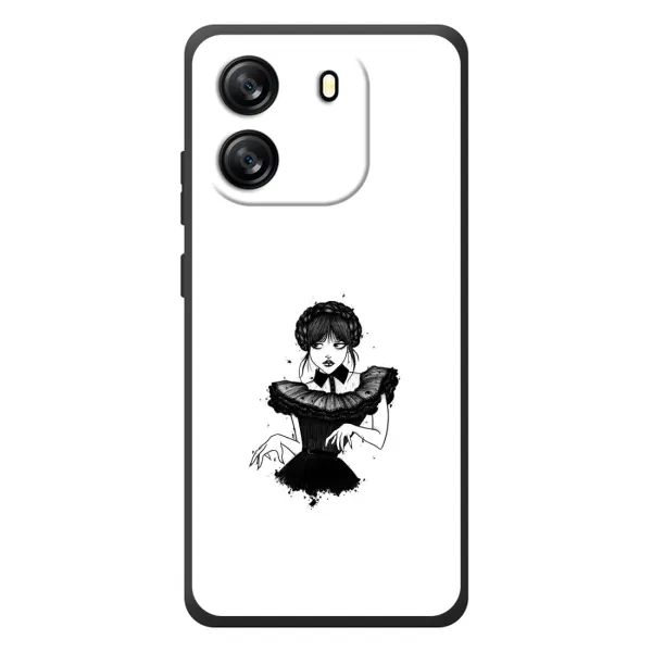 Чохол з принтом «танець Венздей» для Blackview Oscal Flat 1C