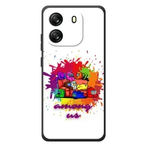 Чохли Амонг Ас для Blackview Oscal Flat 1C (AlphaPrint) (Яскравий АмонгАс)