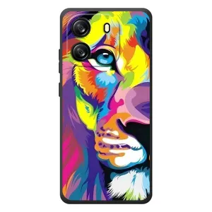 Чохол з картинкою ЛЕВ для Blackview Oscal Flat 1C (VPrint) (Яскравий Лев)