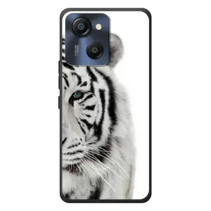 Чехлы с картинками животных Blackview Oscal Modern 8 (Белый Тигр)