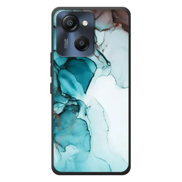 Чохол з принтом «Бірюзовий мрамор» для Blackview Oscal Modern 8