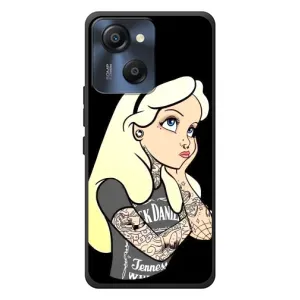 Чехол с печатью для Blackview Oscal Modern 8 - (Мода) (AlphaPrint) (Девочка в тату)
