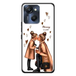 Чехол с печатью для Blackview Oscal Modern 8 - (Мама с ребенком) (AlphaPrint) (Дочка и мама)