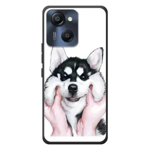 Чехлы с собаками для Blackview Oscal Modern 8 (VPrint) (Довольный Хаски)