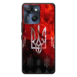Украинские Чехлы для Blackview Oscal Modern 8 с картинкой УПА (AlphaPrint) (ГЕРБ УПА)
