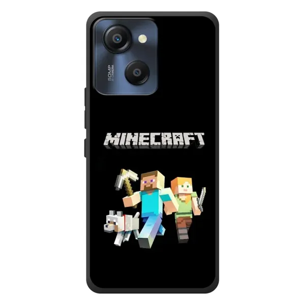 Чохол з принтом «герої Minecraft» для Blackview Oscal Modern 8
