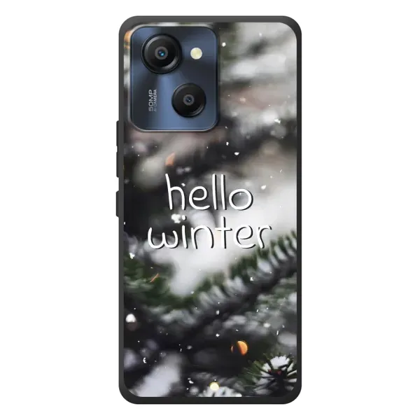 Чохол з принтом «Hello winter» для Blackview Oscal Modern 8