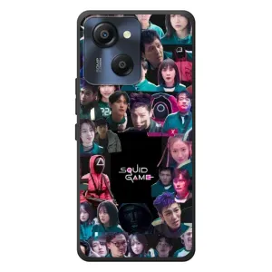 Чехол Гра в кальмара для Blackview Oscal Modern 8 (Коллаж Игра кальмара)