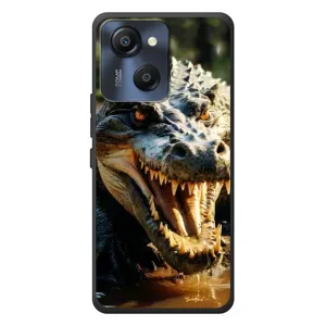 Чехол с картинкой «Хищники» для Blackview Oscal Modern 8 (Опасный крокодил)