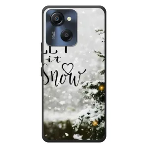 Новогодние, Праздничные Чехлы для Blackview Oscal Modern 8 - 2024 год (Let it snow)