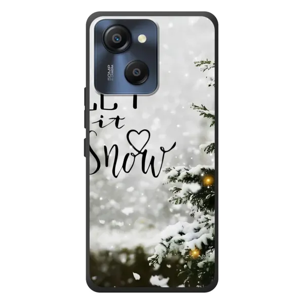 Чохол з принтом «Let it snow» для Blackview Oscal Modern 8