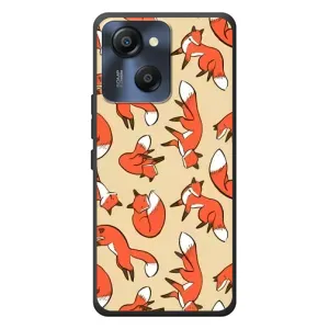 Чехлы с картинкой Лисички для Blackview Oscal Modern 8 (VPrint) (Лисички)