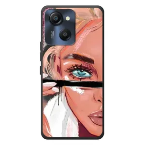 Чехол с печатью для Blackview Oscal Modern 8 - (Мода) (AlphaPrint) (Макияж)