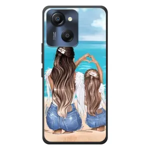 Чехол с печатью для Blackview Oscal Modern 8 - (Мама с ребенком) (AlphaPrint) (Мама с доченькой)