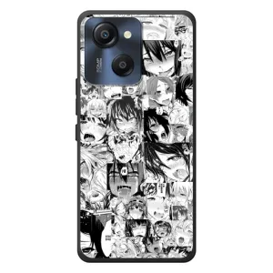 Анимешный чехол для Blackview Oscal Modern 8 (Ahegao manga)