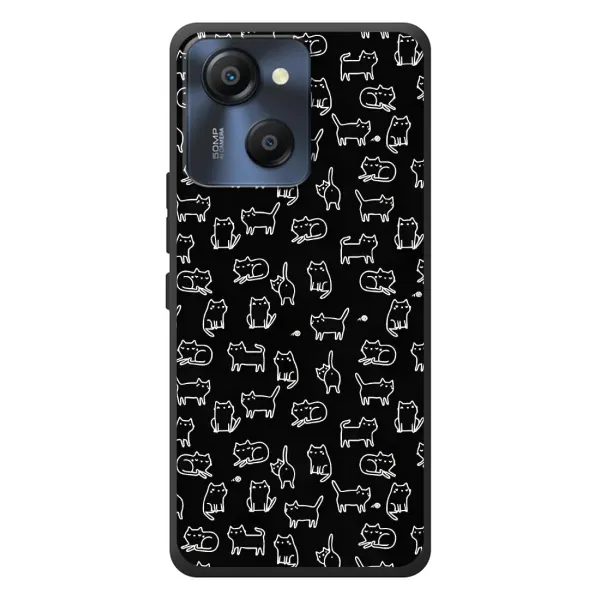 Чехол с принтом «Меленькие котики» для Blackview Oscal Modern 8