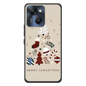 Рождественские Чехлы для Blackview Oscal Modern 8 (VPrint) (Merry Christmas)