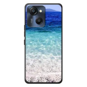 Силиконовый чехол с КАРТИНКАМИ лето для Blackview Oscal Modern 8 (AlphaPrint) (Море)