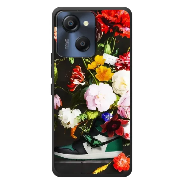 Чохол з принтом «Nike цветы» для Blackview Oscal Modern 8