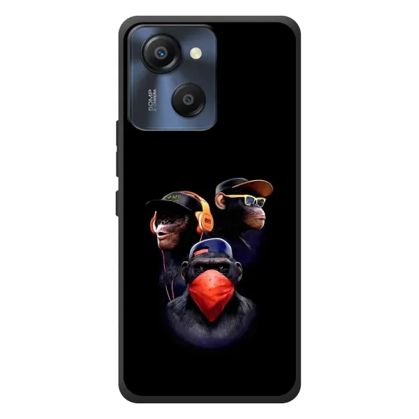 Чохол з принтом «Три мавпи» для Blackview Oscal Modern 8