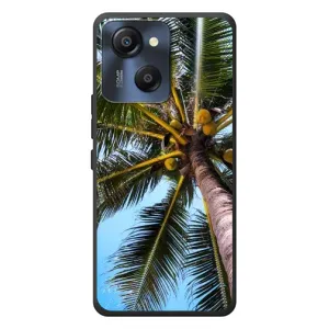 Силиконовый чехол с КАРТИНКАМИ лето для Blackview Oscal Modern 8 (AlphaPrint) (Пальма)