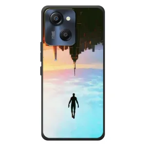 Чехол с человеком пауком для Blackview Oscal Modern 8 - (AlphaPrint) (Паук человек)