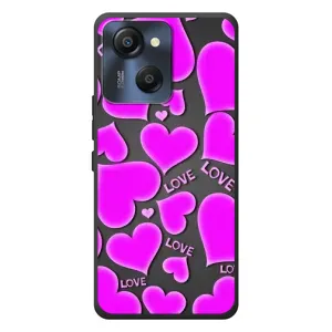 Чехлы для любимой на ЧёрВью Оскал Модерн 8 (VPrint) (Pink hearts)