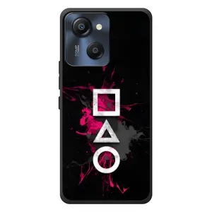 Чехол Гра в кальмара для Blackview Oscal Modern 8 (Символы Игра кальмара)