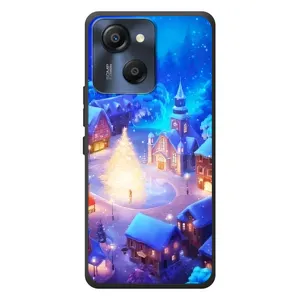 Рождественские Чехлы для Blackview Oscal Modern 8 (VPrint) (Рождественский город)