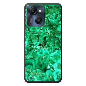 Мраморный чехол на Blackview Oscal Modern 8 (VPrint) (Салатный Мрамор)
