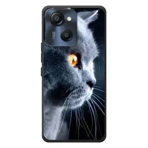 Чехлы с Котиками для Blackview Oscal Modern 8 (VPrint) (Серый Кот)