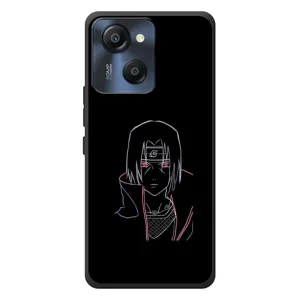 Чехлы на тему: Итачи Учиха для Blackview Oscal Modern 8 (AlphaPrint) (силуэт Итачи)