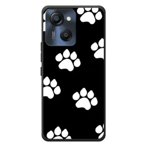 Чехлы с собаками для Blackview Oscal Modern 8 (VPrint) (Следы собаки)