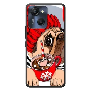 Чехлы с собаками для Blackview Oscal Modern 8 (VPrint) (Собачка в шапке)