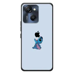 Чехол с принтом Стич на Blackview Oscal Modern 8 (Stitch apple)