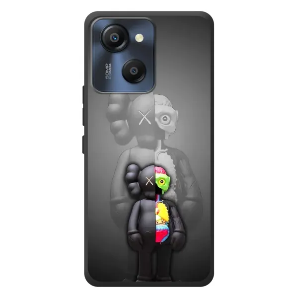 Чохол з принтом «Тіло Bearbrick» для Blackview Oscal Modern 8