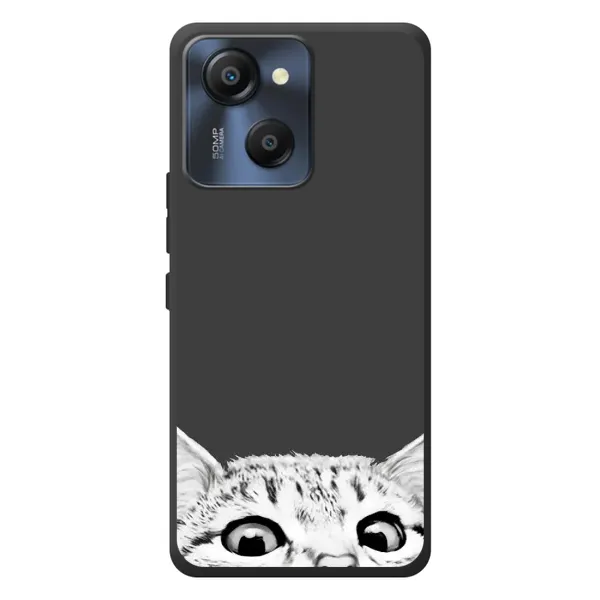 Чехол с принтом «Выглядывает кот» для Blackview Oscal Modern 8