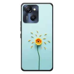 Чехлы с Цветами для Blackview Oscal Modern 8 (VPrint) (Желтый цветок)