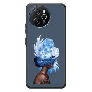 Чехлы (ART) Цветы на Blackview Oscal Tiger 12 (VPrint) (Квіти на голові)