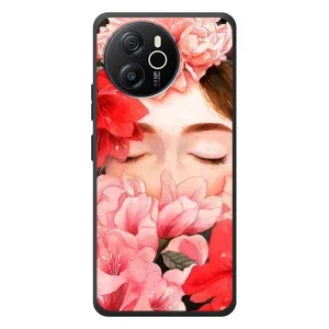Чехлы (ART) Цветы на Blackview Oscal Tiger 12 (VPrint) (Очі в квітах)