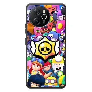 Чехол для Blackview Oscal Tiger 12 Бравл Старс (VPrint) (Лого Brawl Stars)