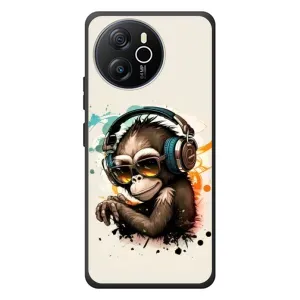Чохол з Мавпами Blackview Oscal Tiger 12 - (AlphaPrint) (Макака в навушниках)