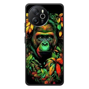 Чохол з Мавпами Blackview Oscal Tiger 12 - (AlphaPrint) (Мавпа в квітах)