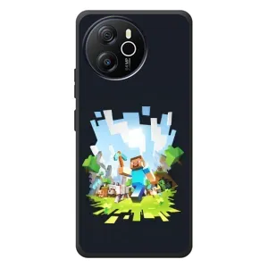 Чехол Майнкрафт на Blackview Oscal Tiger 12 (AlphaPrint) Minecraft (персонажи Minecraft)