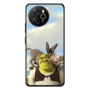 Чохол з мультфільмом Шрек на Blackview Oscal Tiger 12 (Шрек та Осел)
