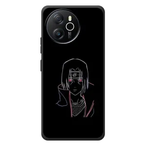 Чехлы на тему: Итачи Учиха для Blackview Oscal Tiger 12 (AlphaPrint) (силуэт Итачи)