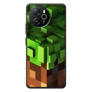 Чехол Майнкрафт на Blackview Oscal Tiger 12 (AlphaPrint) Minecraft (текстура Майнкрафт)