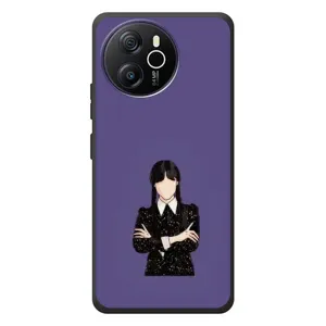 Чохли Венсдей на Blackview Oscal Tiger 12 Уенсдей (AlphaPrint) (Венздей у чорному)