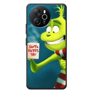 Рождественские Чехлы для Blackview Oscal Tiger 12 (VPrint) (Зеленый Гринч)